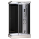 Garinė Dušo Kabina AMUE-AR1280-2R Black 120x80 cm.