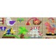 Geometriniai elementai, 8 spalvos, 256 vnt. STEM lentos priedų MASTERKIDZ