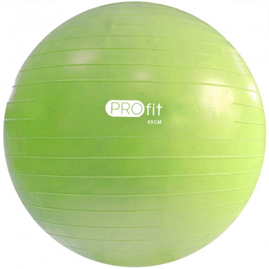 Gimnastikos kamuolys Profit 65 cm su pompa DK 2102 Gimnastikos kamuolys Profit 65 cm su pompa DK 2102