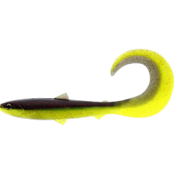 Guminukas Westin BullTeez CurlTail 14cm 15g Black/Chartreuse