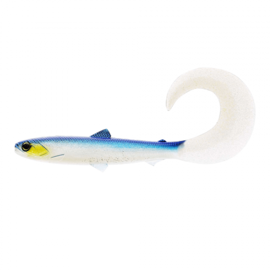 Guminukas Westin BullTeez CurlTail 14cm 15g Blue Headlight