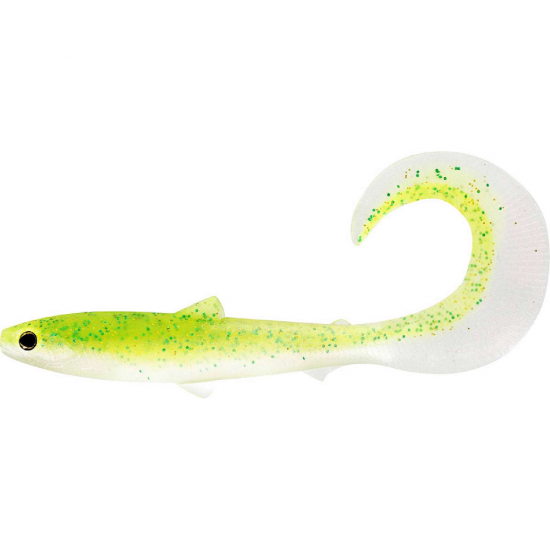 Guminukas Westin BullTeez CurlTail 14cm 15g Sparkling Charteuse