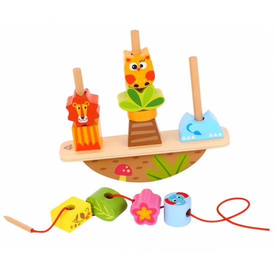 Gyvūnų balansavimo dėlionė TOOKY TOY