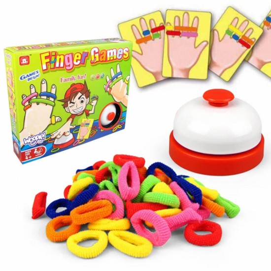 Įgūdžių žaidimas FINGER GAMES Spalvingi trintukai 4+ WOOPIE