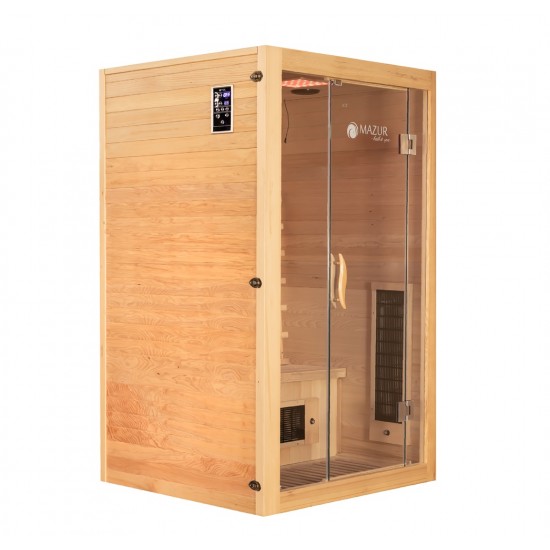 Infraraudonųjų Spindulių Pirtis AMO-EA2R 120x105x190 cm. Dvivietė
