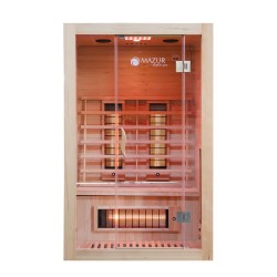 Infraraudonųjų Spindulių Pirtis AMO-EA2R 120x105x190 cm. Dvivietė
