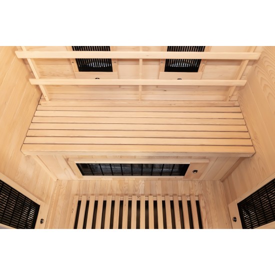 Infraraudonųjų Spindulių Pirtis AMO-EA2R 120x105x190 cm. Dvivietė