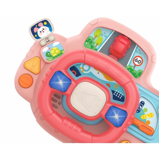 Interaktyvus automobilio vairas su šviesomis ir garsu WOOPIE BABY