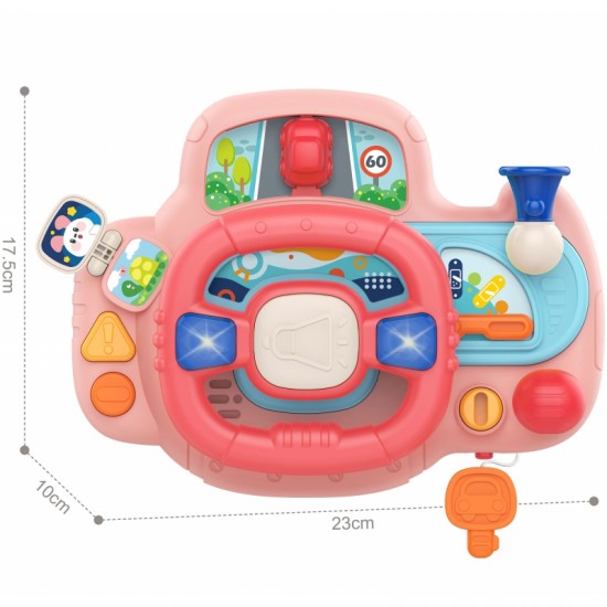 Interaktyvus automobilio vairas su šviesomis ir garsu WOOPIE BABY