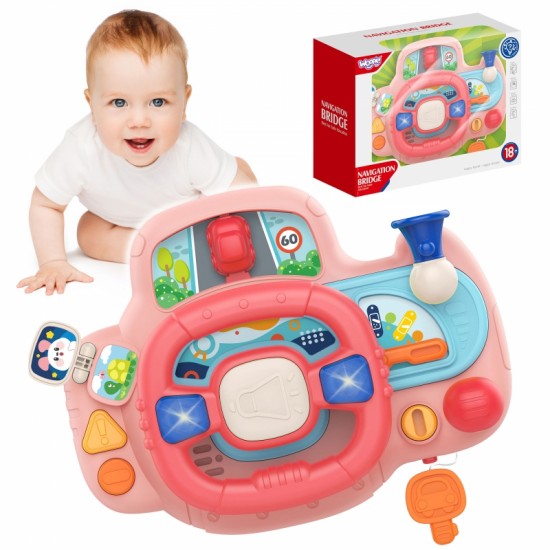 Interaktyvus automobilio vairas su šviesomis ir garsu WOOPIE BABY