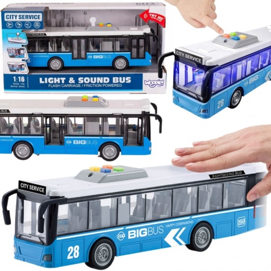 Interaktyvus elektrinis miesto autobusas 1:16 WOOPIE