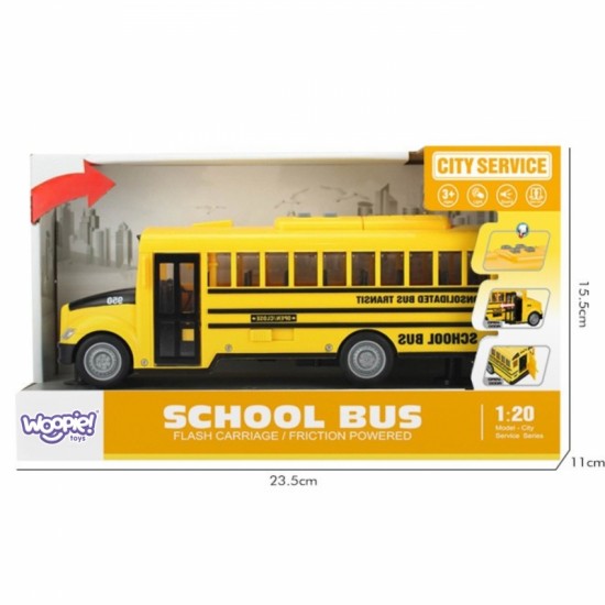 Interaktyvus elektrinis mokyklinis autobusas 1:20 WOOPIE