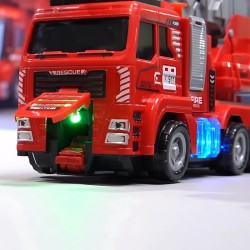 Interaktyvus gaisrinės automobilis su judančiomis kopėčiomis WOOPIE