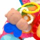 Interaktyvus lavinamasis kilimėlis su pagalve ir kruasanu, barškutis ir kramtukas WOOPIE BABY