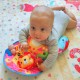 Interaktyvus lavinamasis kilimėlis su pagalve ir kruasanu, barškutis ir kramtukas WOOPIE BABY