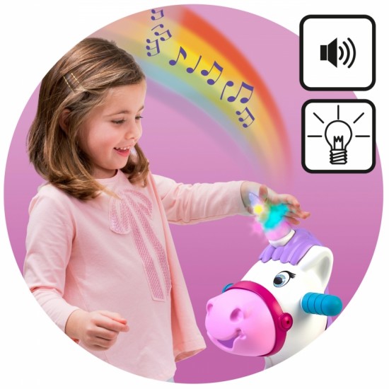 Interaktyvus supamasis vienaragis 2 viename – bėgimo važiavimas FEBER