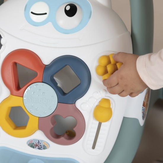 Interaktyvus vežimėlis su stūmikliu SMOBY Little Walker 3in1