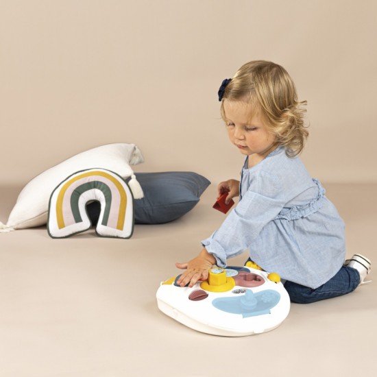 Interaktyvus vežimėlis su stūmikliu SMOBY Little Walker 3in1