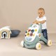 Interaktyvus vežimėlis su stūmikliu SMOBY Little Walker 3in1