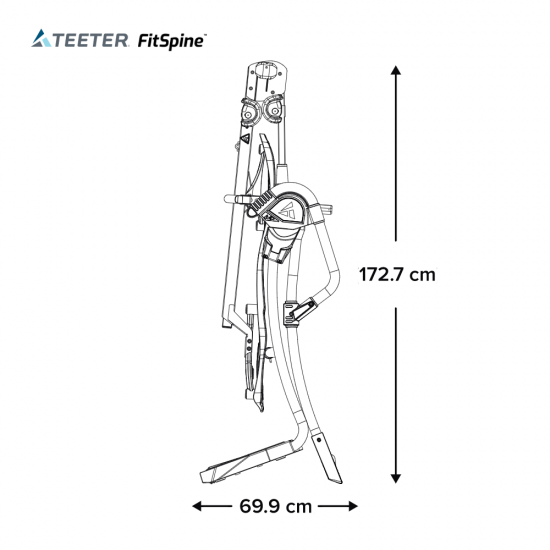 Inversinis Stalas TEETER FitSpine LX9 Inversinis Stalas TEETER FitSpine LX9