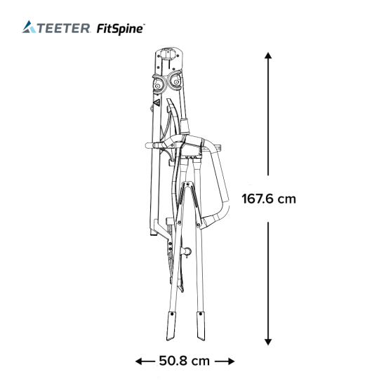 Inversinis Stalas TEETER FitSpine X3