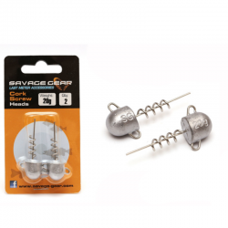 Jigo Galva SG Cork Screw Heads 20g. 2vnt.