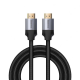 Kabelis DP HDMI 2.0m vienpusis tamsiai pilkas BASEUS