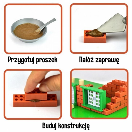 Kaladėlių konstravimo rinkinys - vila, 357 vnt. WOOPIE