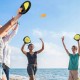 Kamuolių Mėtymo Pagaudymo Arkadinis Žaidimas Dviems (2 Irklams) + 4 Kamuoliukams WOOPIE