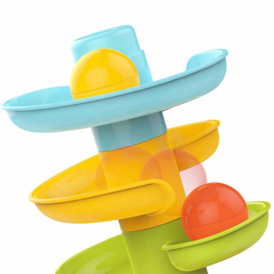 Kamuoliukų takelio spiralės rinkinys + 3 kamuoliukai WOOPIE