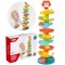Kamuoliukų takelio spiralės rinkinys + 6 kamuoliukai WOOPIE BABY