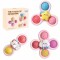 Keičiamas sensorinis žaislas „Space Spinner Pop-it“, 3 vnt., rožinis. WOOPIE BABY