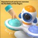 Keičiamas sensorinis žaislas „Space Spinner Pop-it“, 3 vnt. WOOPIE BABY