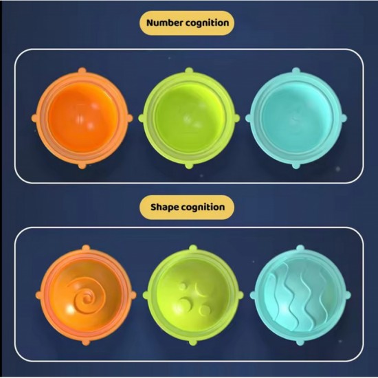 Keičiamas sensorinis žaislas „Space Spinner Pop-it“, 3 vnt. WOOPIE BABY