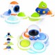 Keičiamas sensorinis žaislas „Space Spinner Pop-it“, 3 vnt. WOOPIE BABY