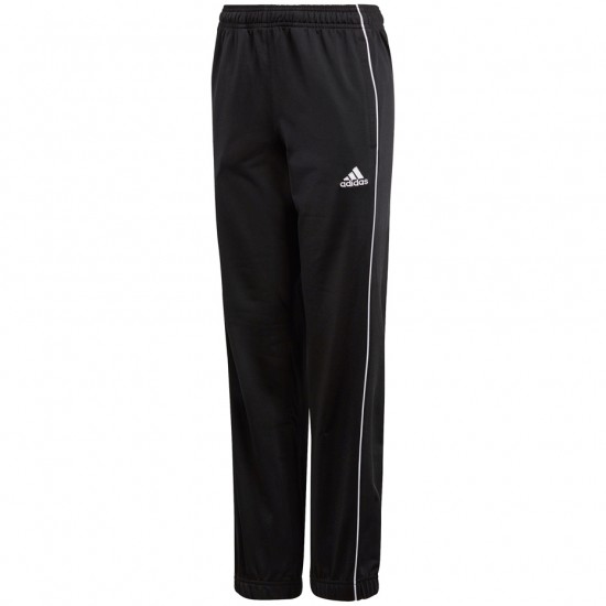 Kelnės Vaikams Adidas Core 18 Polyester JUNIOR Juoda CE9049 Kelnės Vaikams Adidas Core 18 Polyester JUNIOR Juoda CE9049