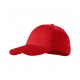 Kepurė Piccolio® Sunshine P31, Unisex Red, 155 g/m²