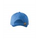 Kepurė su snapeliu MALFINI 5P 307 Unisex, Azure blue 340g/m2