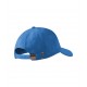 Kepurė su snapeliu MALFINI 5P 307 Unisex, Azure blue 340g/m2