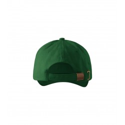Kepurė su snapeliu MALFINI 5P 307 Unisex, Bottle green 340g/m2