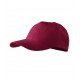 Kepurė su snapeliu MALFINI 5P 307 Unisex, Garnet 340g/m2