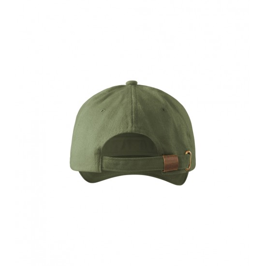 Kepurė su snapeliu MALFINI 5P 307 Unisex, Khaki 340g/m2