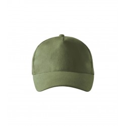 Kepurė su snapeliu MALFINI 5P 307 Unisex, Khaki 340g/m2