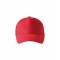 Kepurė su snapeliu MALFINI 5P 307 Unisex, Red 340g/m2