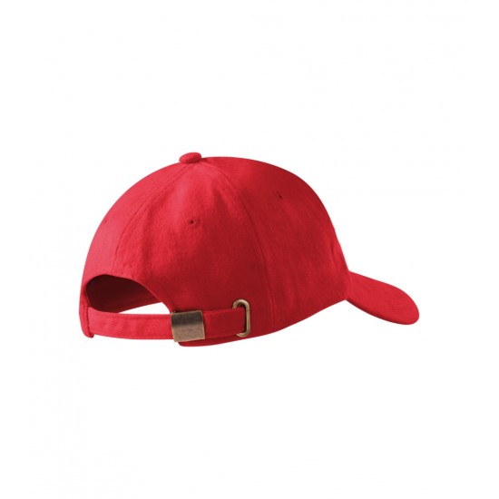 Kepurė su snapeliu MALFINI 5P 307 Unisex, Red 340g/m2 Kepurė su snapeliu MALFINI 5P 307 Unisex, Red 340g/m2