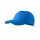 Kepurė su snapeliu MALFINI 5P 307 Unisex, Snorkel blue 340g/m2