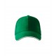 Kepurėle su snapeliu MALFINI Sandwich 6P Kelly green 340 g/m²