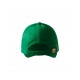 Kepurėle su snapeliu MALFINI Sandwich 6P Kelly green 340 g/m²
