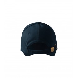 Kepurėle su snapeliu MALFINI Sandwich 6P Navy blue 340 g/m²
