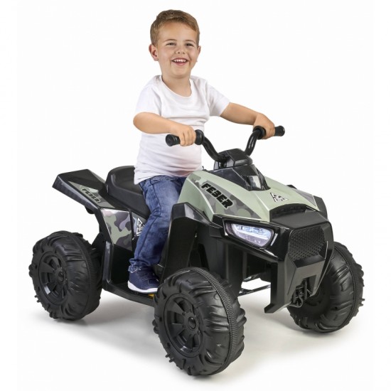 Keturratis elektrinis automobilis 12VBoxer Moro FEBER